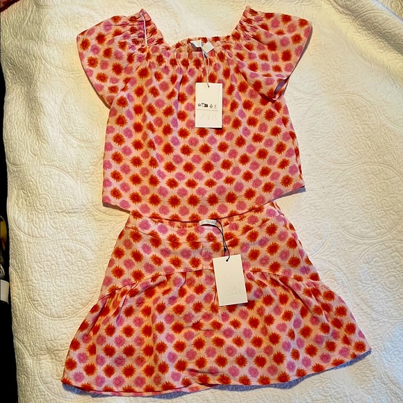 Zara Kids Matching Skirt and Blouse Set - Picture 1 of 5
